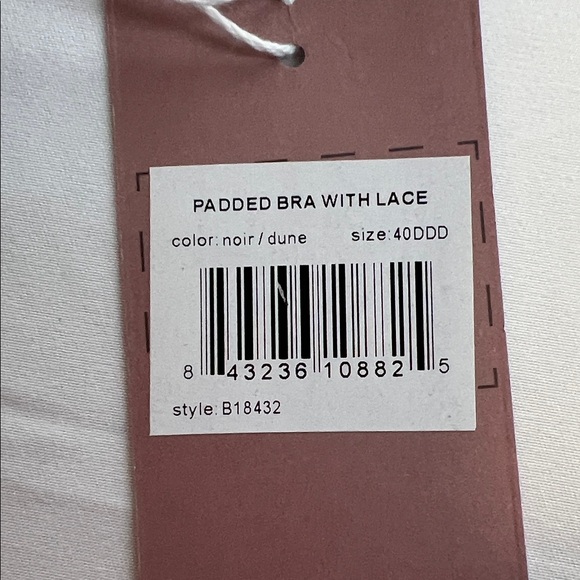 Camio Mio Black Lace Underwire Bra 40DDD NEW With Tags - Picture 10 of 12